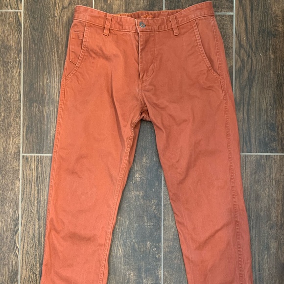 orange khakis